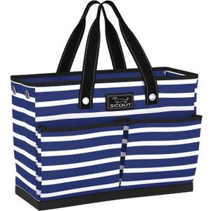 SCOUT Ben Pocket Tote - Multi-Use Tote Bag for, Nurses, Teachers, and Moms, 5 Pockets for Organizing, Breakaway Zipper