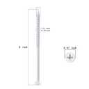 WenSilon(30 PCS) 1/4" x5 White Concrete Screw Anchor White Flat Head for Anchoring to Masonry, Block or Brick Stucco