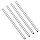 Aluminum Round Tube, 3/16" (5mm) OD x 1mm Wall Thickness Hollow Pipe, 12" Length Seamless Metal Straight Tubing, 4 PCS