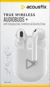 Acoustix True Wireless Audiobuds Elite White Open Box