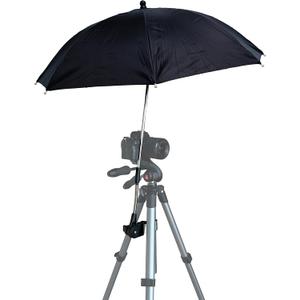 Tripod Umbrella with 360 Clamp, All-Weather Studio & Outdoor Photography, Filming, Observation (Black)