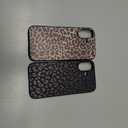 2 Pack for iPhone 16 6.1'' Cheetah Print Cases, Cute Luxury Leopard Print Pattern Design Cases for Women Men Girls, Fashion Retro Shockproof Anti Scratch Protection Silicone Soft TPU Cover