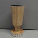 HD Designs 8 in Wood Small Candle Holder, 8 in