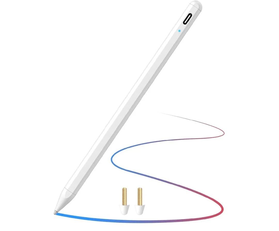 Stylus Pen for iPad with Palm Rejection, Active Pencil Compatible with (2018-2021) Apple iPad Pro (11/12.9 Inch),iPad Air 3rd/4th Gen,iPad 6/7/8th Gen,iPad Mini 5th Gen for Precise Writing/Drawing