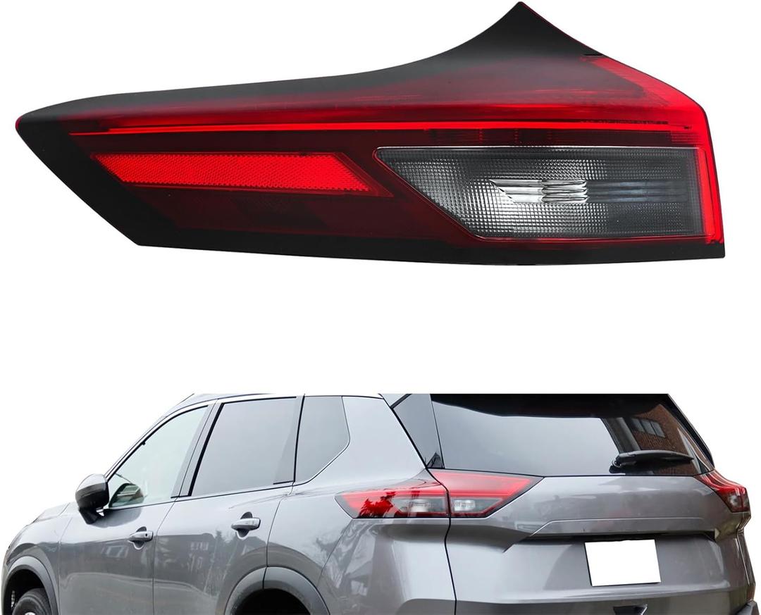 labwork Left Outer Rear Tail Light Replacement for Nissan Rogue 2021-2023 Rear Tail Lamp Assembly 26555-6RR0AZ NI2804122