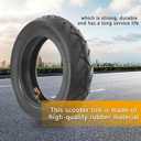 10 * 2.5 10 Inch Electric Scooter Replacement Tire, Compatible 10 Inch Electric Scooter with Inner Tire