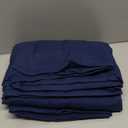 Duvet Cover Twin/Twin XL Size Set - Extra Soft Twin/Twin XL Duvet Cover 68" x 90" with 1 Pillow Sham - Hotel Luxury, Easy Care, Fade Free with Zipper Closures & Ties - Comfy & Breathable (Navy Blue) (25 - Navy Blue (No Comforter))