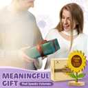 Sunflower Thank You Gift - Teacher Appreciation, Best Friend Gift, Employee Appreciation, Paraprofessional & Assistant Principal Gift, Friendship Gift for Women, Sunflower Decor (W4)