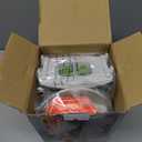 Mueller Pro-Series All-in-One, 12 Blade Mandoline Slicer for Kitchen, Food Chopper, Vegetable Slicer and Spiralizer, Cutter, Dicer, Grater, Kitchen Gadgets Sets with Container, White Sand/Pastel Green