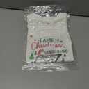 Christmas Family Shirts Matching 2025 Family Matching Outfits Mom and Mini Holiday Party Shirt (White)