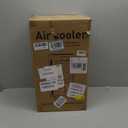 Portable Evaporative Air Cooler, Quiet Windowless Swamp Cooler with 4 Ice Packs, 2 Gallon Water Tank, Remote Control, 4 Modes & 3 Speeds, Oscillating Cooling Fan for Bedroom, Living Room and Office, 22'*12'*11'
