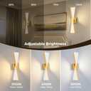 L LOHAS LED Wall Sconces Battery Operated Set of 2 Wireless Wall Lights