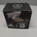 Milk Frothing Pitcher 20oz,Espresso Steaming Pitchers 600ml,Espresso Machine Accessories,Milk Frother cup 20 Oz, Coffee Cappuccino Latte Art,Stainless Steel Jug Cup with Decorating Art Pen