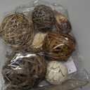 ANDALUCA Natural Tones Vase & Bowl Filler Decorative Balls (Natural Orbs)