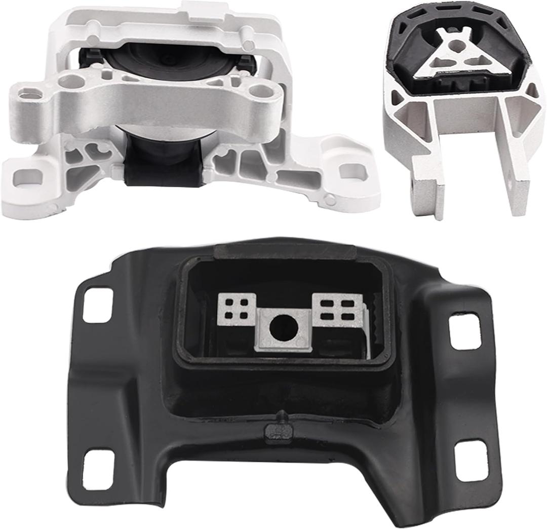 Engine Motor and Transmission Mount Kit 3 PCS Compatible with 2014-2017 Transit Connect 1.6L & 2013-2016 Escape 1.6L & 2017-2019 Escape 1.5LOE A5592 A5612 A5520 CV616F012GA CV6Z6068A AV6Z6068A