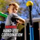 Franklin Sports Youth Batting Tee - Adjustable Height Plastic Training Tee for Kids + Toddlers - 23" to 33" Inches