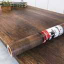 Decotalk 3ft x 16.5ft Large Wood Countertop Contact Paper Wood Grain Contact Paper Peel and Stick ContactPaper Woods Peel and Stick Wallpaper Removable Renter Friendly Wallpaper Woods Vinyl Wrap (35" x 200")