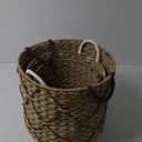 Wicker Basket with Handles Natural Brown 3 PRS