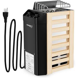 2KW 110V Sauna Heater with Plug, Electric Sauna Heater, 3h Timer for Small Sauna Rooms (100 Cu.Ft.), Fast Heating, No Wiring Needed 2KW 110V Sauna Heater with Plug, Electric Sauna Heater, 3h Timer for Small Sauna Rooms (100 Cu.Ft.), Fast Heating, No Wiring Needed