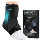 Ankle Brace for Women Men - Ankle Support Brace for Sprained Ankle, Ankle Stabilizer for Achilles, Tendon, Sprain, Injury Recovery, Lace up Ankle wrap for Running, Basketball, Volleyball (Upgrade Ankle Brace, Small)