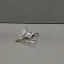 Parcelona French Classic Oval Brown Tortoise Shell Bun Cover Holder Hair Slider Pin Thru Hair Barrette Clip with Stick