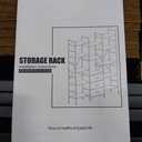 AFLUI Triple Bookshelf with 3 Fabric Drawers, 5-Tier Book Shelf and 10 Display Shelves, Industrial Large Bookcase for Home & Office, Rustic Brown, 47'' Wide