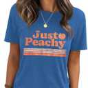 IRISGOD Womens Graphic Tees Casual Summer Short Sleeve Vintage T Shirts Tops 2XL