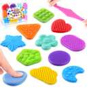 Squishy Fidget Toy Kids Toddlers: 12Pcs Soft Textured Sensory Toys for ADHD, 2 to 3.5 inches