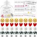 Lincia 20 Set Mother Day Teacher Nurse Week Gifts Bulk Emotional Positivity Support Inspirational Card Pocket Resin Mini Ornament Gifts for Appreciation Staff Employee Coworker Graduation (Cute)