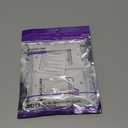 VCE Brush Wall Plate Cable Pass Through, Single Gang Decorator Wall Cover for Low Voltage Cables, In-Wall Cable Management for Wall Mount TV (White), 2-Pack