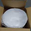 US Acrylic Vista White Plastic Salad and Serving 10-inch Bowls | set of 3 | Reusable, BPA-free, Made in the USA | 135 oz. capacity