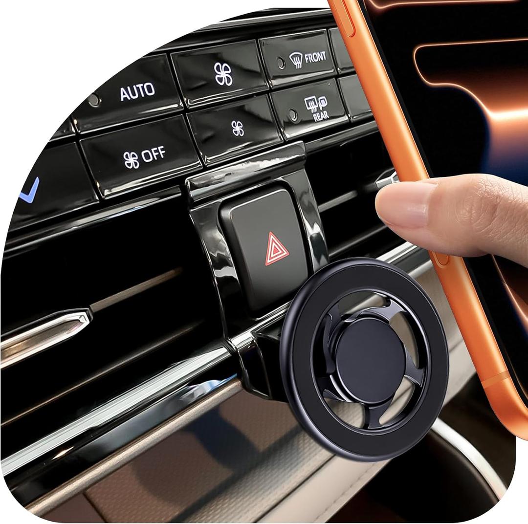 Car Phone Holder, Air Vent Navigation Mount, for Toyota Highlander/Hybird 2020-2025, Mag-safe Magnetic Custom Cradles Stand for iPhone, Samsung, HTC and All Smartphone (NOT for Platinum/Grand)