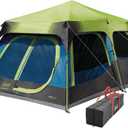 Coleman Instant Camping Tent with 1-Minute Setup, Large Family Tent with Pre-Attached Poles, Air Vent, & Carry Bag, Sets Up in About 60 Seconds (PFAS-Free, 10-person Dark Room)