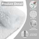 8x10 Fluffy Area Rugs for Living Room,Shag Area Rug for Bedroom,Soft White Fuzzy Rug Non-Shedding Indoor Plush Carpet for Kids Bedroom Nursery Home Decor