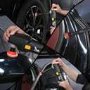 Mini Buffer Polisher, Car Polisher Waxer, 600W Rotary Polisher Machine with 33Pcs Polishing Kit, with 1" /2" /3" Base Pads M14 Thread Extension Shaft for Car Boat Sanding Polishing and Waxing