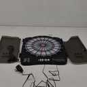 Electronic Dart Board Cabinet Set, Illuminated Target Dartboard for Adults Kids, 48 Games with 315 Variations Soft Tip Digital Dartboard Cabinets with 6 Darts, 100PCS Soft Tips, Plastic Doors