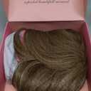 UDU Hair Topper Short Pixie Cut Toppers for Women with Thinning Hair Synthetic Wiglet Toppers Instant Volume & Fullness, Natural-Looking & Lightweight, Boosting Confidence (Deep Almond Brown with Highlights)