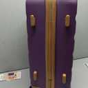 Luggage Sets 3 Piece,Suitcases with Wheels,Carry On Luggage Set,ABS Hard Case Luggage with TSA Lock Spinner Wheels(3 Piece Sets,Purple(20"/DB/TB))