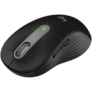 Logitech Signature M650 Wireless Mouse - for Small to Medium Sized Hands, 2-Year Battery, Silent Clicks, Customizable Side Buttons, Bluetooth, for PC/Mac/Multi-Device/Chromebook - Black