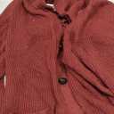 ZHILI Men's Shawl Collar Cardigan Sweater Slim Fit Cable Knit Button up Merino Wool Sweater, Small