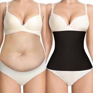 sellto Waist Trainer for Women Tummy Control Postpartum Recovery Belt Waist Cincher Body Shaper L