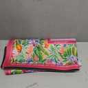 Seenelling Mahjong Mat Non-Slip Neoprene Mat 31.5", Tropical Peacock