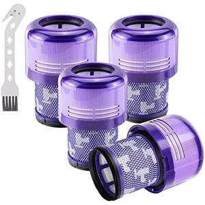 Improvedhand Filter Replacements for V11 Animal, V11 Torque Drive Detect Cordless Vacuum, Replace Part # 970013-02 (4 Pack)