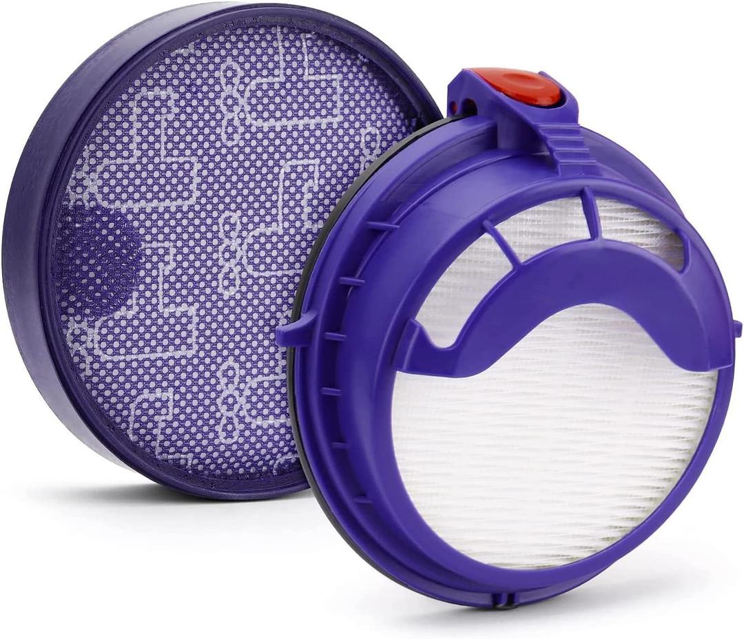 AMSAMOTION Filter Kits for Dyson DC25 Vacuum Dyson Ball Filter, Dyson DC25 HEPA Post Filter and Pre Motor Filter Replacement Equivalent to Dyson Part - 916188-05 and 919171-02, Fits DC-25 Models