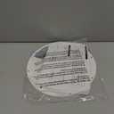 1Pack 12 Inch Brushed Silver LED Flush Mount Ceiling Light, 25W, 3000LM, CRI 95+, 2700K-5000K 5-Color Selectable & Dimmable, Thin Flat Surface-Mounted Fixture for Bedroom, Hallway, Living Room