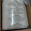 Shilucheng Waffle Cotton Comforter Set Queen Size - 3 Piece Bedding Set with Comforter and 2 Pillow Shams, Soft & Breathable All-Season Waffle Weave Comforter, Machine Washable, Beige