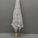 Lace Umbrella, Vintage Wedding Lace Embroidery Bridal Parasol for Decoration, Bride Photo Props, Lady Costume (Large)