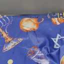 Hafangry Hanukkah Tablecloth Jewish Chanukah Menorah Holiday Decoration Home Dining Room Kitchen Table Cloth Decor - 6084inch