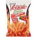 Sensible Portions Veggie Straws, Screamin' Hot Flavor, Gluten-Free Chips, 6 Ounce Bag, 6-Pack, Best Before: 12/MAY/26