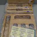 Calmbee 9 IN 1 Storage Bag Organizer for Kitchen Drawer, Bamboo Foil and Plastic Wrap with Cutter, Organizers Compatible Gallon, Quart, Sandwich Snack Size (Natural)